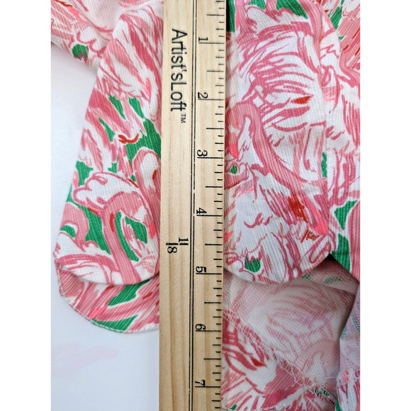 LILLY PULITZER Ladies Buttercup Shorts PINK COLONY Flamingo Size 2 - Picture 8 of 9
